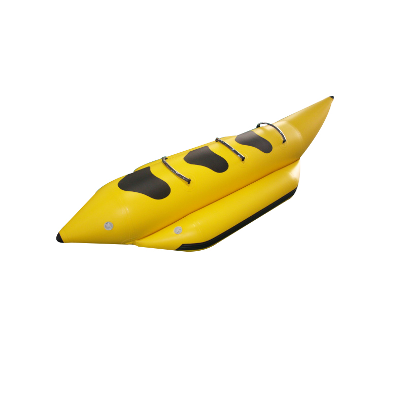 Equipo de juego de agua de barco de plátano de pez mosca inflable de alta calidad