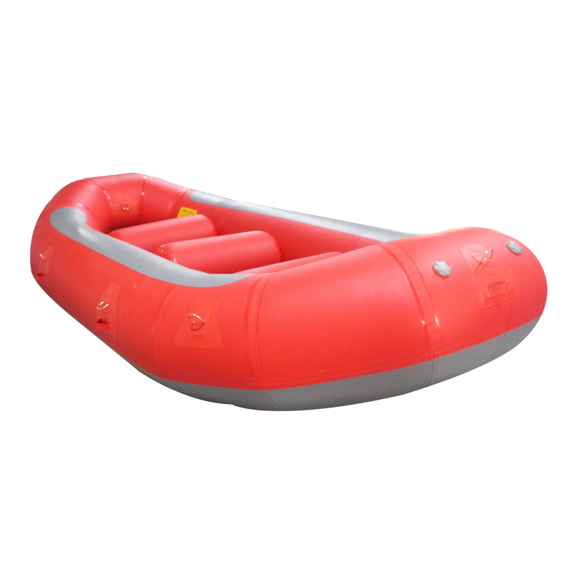Gran bote de rafting en el río Life de PVC con piso autoachicador