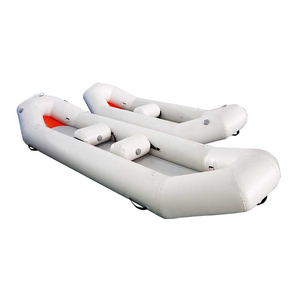 Kayak inflable barato para 2 personas con piso desmontable para pescar