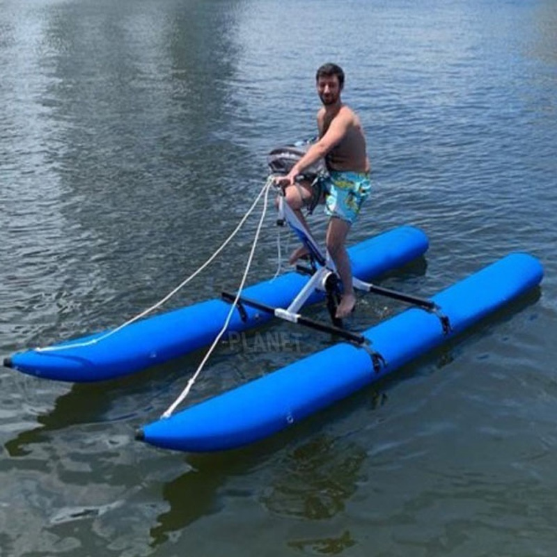 Tubo de agua inflable de pontones de plátano para deportes acuáticos para bicicleta de agua